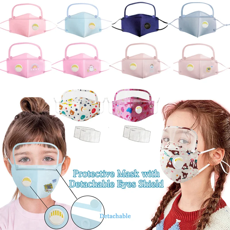 Child Scarf Dustproof Outdoor Removable Face Protective Face Mask with Eyes Shield + 2 Filters Face Mascarillas Máscara facial
Child Scarf Dustproof Outdoor Removable Face Protective Face Mask with Eyes Shield + 2 Filters Face Mascarillas Máscara facial