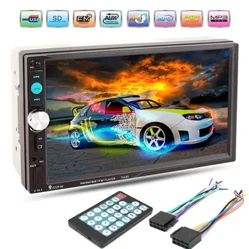 7 inch bluetooth HD Car MP5 Player Reader Radio 7023D 2DIN Fast Charge with Camera Car Stereo Audio MP5 Player
7 inch bluetooth HD Car MP5 Player Reader Radio 7023D 2DIN Fast Charge with Camera Car Stereo Audio MP5 Player