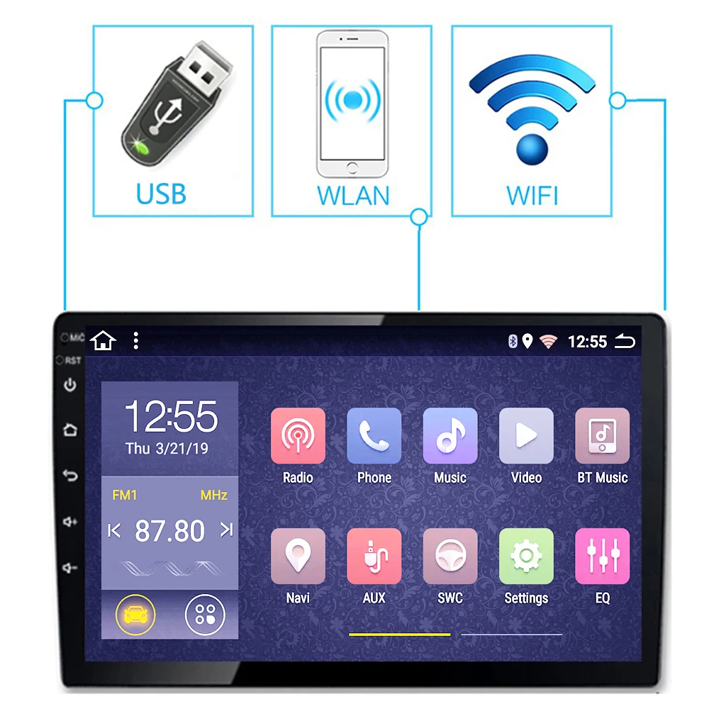 Sale 2G+32G GPS Navigation For Hyundai Elantra 2011-2013 Car Radio Android 8.1 9" multimedia system DVD MP5 player Carplay USB TV SWC 14