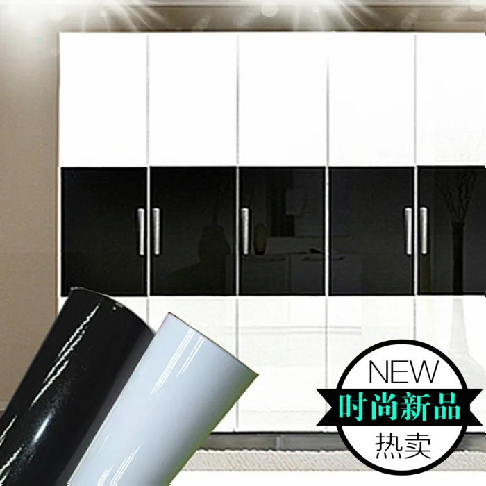 pure color waterproof wallpaper room self-adhesive black white wardrobe kitchen high gloss paste furniture wall stickersPVCNew
pure color waterproof wallpaper room self-adhesive black white wardrobe kitchen high gloss paste furniture wall stickersPVCNew