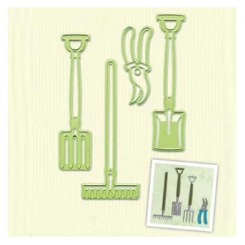 RR 4pc Garden Tool Set METAL CUTTING DIES Cut DIY Scrapbook PAPER CRAFT card album embossing stencils template punch
RR 4pc Garden Tool Set METAL CUTTING DIES Cut DIY Scrapbook PAPER CRAFT card album embossing stencils template punch