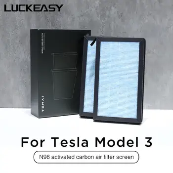 LUCKEASY Interior Functional Accessories For Tesla Model3 N98 activated carbon air filter screen purify the air
LUCKEASY Interior Functional Accessories For Tesla Model3 N98 activated carbon air filter screen purify the air