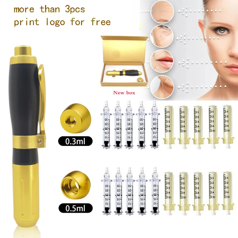 2 in 1 Noninvasive Nebulizer hyaluronic Acid Pen Lips Injector Needle-free Injection Hyaluron pen Acid Serum gun can print logo
2 in 1 Noninvasive Nebulizer hyaluronic Acid Pen Lips Injector Needle-free Injection Hyaluron pen Acid Serum gun can print logo