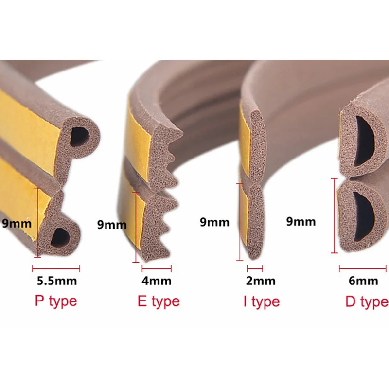 5/10M P Type Home Hardware Anti Collision Foam Draught Excluder Soundproof Self Adhesive Window Door Seal Strip
5/10M P Type Home Hardware Anti Collision Foam Draught Excluder Soundproof Self Adhesive Window Door Seal Strip