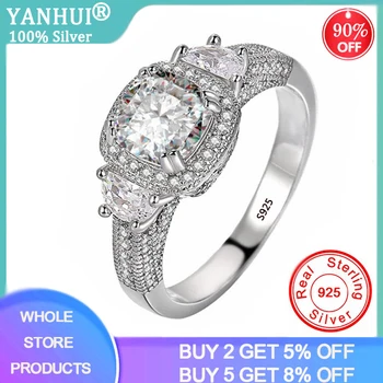 Hot Sale New 2020 Luxury Jewelry 925 Sterling Silver Round Cut 1.5ct Zirconia Diamond Women Wedding Band Ring For Lovers' Gift
Hot Sale New 2020 Luxury Jewelry 925 Sterling Silver Round Cut 1.5ct Zirconia Diamond Women Wedding Band Ring For Lovers' Gift