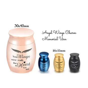 Angel Wings Small Urns for Human Ashes Holder Pet Mini Cremation Urn for Ashes Metal Not deformed Memorial Ash 3 Sizes
Angel Wings Small Urns for Human Ashes Holder Pet Mini Cremation Urn for Ashes Metal Not deformed Memorial Ash 3 Sizes
