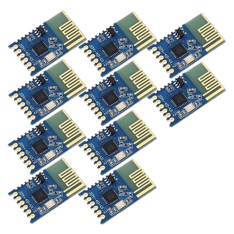 BEST10X JDY-40 2.4G Wireless Serial Port Transmission Board Transceiver Module Super NRF24L01 Lot
BEST10X JDY-40 2.4G Wireless Serial Port Transmission Board Transceiver Module Super NRF24L01 Lot