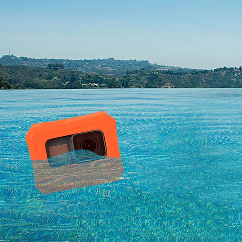 Silicone Soft Rubber Floaty Floating Frame Protective Cover Housing Case for GoPro Go Pro Hero 5 / Hero 6 7 Orange
Silicone Soft Rubber Floaty Floating Frame Protective Cover Housing Case for GoPro Go Pro Hero 5 / Hero 6 7 Orange