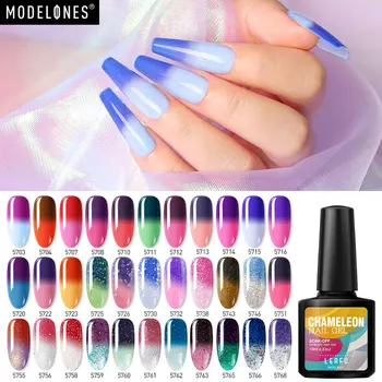 Modelones Chameleon Thermo UV Nail Gel Polish Changing Color Thermal Led Nail Enamel Soak Off Temperature UV Nail Varnish Gel
Modelones Chameleon Thermo UV Nail Gel Polish Changing Color Thermal Led Nail Enamel Soak Off Temperature UV Nail Varnish Gel