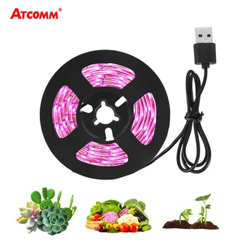 3M LED Phyto Lamp Full Spectrum LED Grow Strip Light USB 5V 12V LED Growing Lamp IP65 Waterproof Indoor Plants Hydroponic Tent
3M LED Phyto Lamp Full Spectrum LED Grow Strip Light USB 5V 12V LED Growing Lamp IP65 Waterproof Indoor Plants Hydroponic Tent