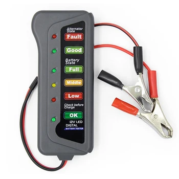 Mini 12V Car Battery Tester Digital Alternator Tester 6 LED Lights Display Car Diagnostic Tool Auto Battery Tester For Car
Mini 12V Car Battery Tester Digital Alternator Tester 6 LED Lights Display Car Diagnostic Tool Auto Battery Tester For Car