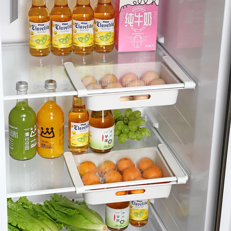 F563 Refrigerator Egg Storage Box Home Multi-functional Drawer-type Storage Box Storage Basket Freezer Compartmental Organizing
F563 Refrigerator Egg Storage Box Home Multi-functional Drawer-type Storage Box Storage Basket Freezer Compartmental Organizing