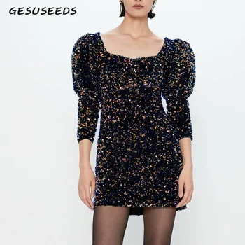 2020 sexy elegant party dresses women evening puff sleeve dress mini dresses woman party night black sequin dress women
2020 sexy elegant party dresses women evening puff sleeve dress mini dresses woman party night black sequin dress women