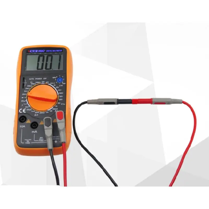 1 Pair P1033 4mm Banana Plug Test Wire Multimeter Straight to Curved Cable High Quality and Brand New
1 Pair P1033 4mm Banana Plug Test Wire Multimeter Straight to Curved Cable High Quality and Brand New