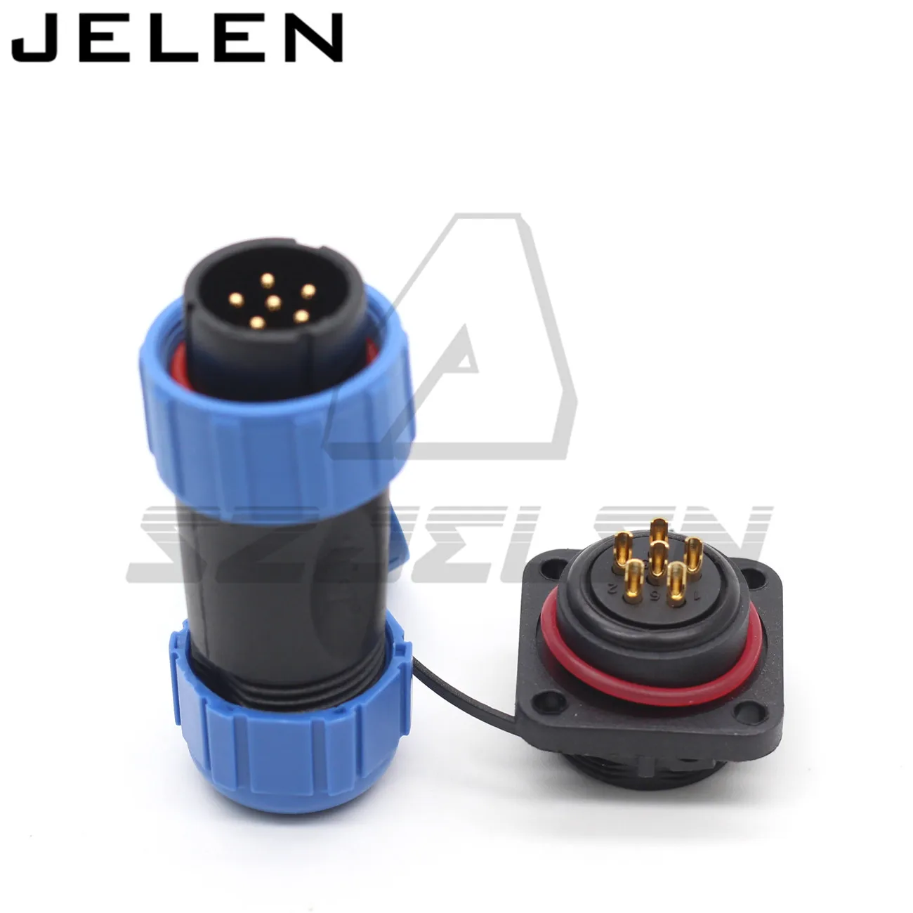 SP21 Square Panel Mount Plastic Waterproof Connector IP68 6 pin Male and female connectors, automotive connectors 15A
SP21 Square Panel Mount Plastic Waterproof Connector IP68 6 pin Male and female connectors, automotive connectors 15A