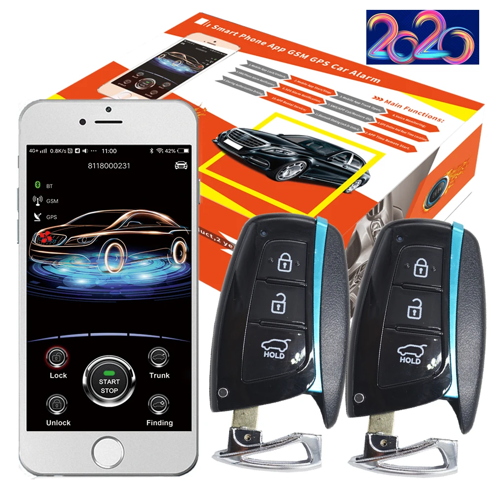 Cardot Smart Phone Control Two Way Remote Start Stop Push Engine Button keyless Entry Car Alarms
Cardot Smart Phone Control Two Way Remote Start Stop Push Engine Button keyless Entry Car Alarms