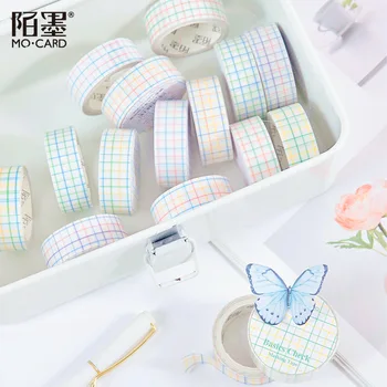 Decorative Colorful Grid Washi Tape Set for Scrapbooking bullet journal Release paper Masking Tape Stationary School Supplies
Decorative Colorful Grid Washi Tape Set for Scrapbooking bullet journal Release paper Masking Tape Stationary School Supplies