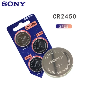 3PCS 3V SONY Li-ion Watch CoCells Button Battery CR2450 DL2450 BR2450 LM2450 KCR5029 Piles Bouton
3PCS 3V SONY Li-ion Watch CoCells Button Battery CR2450 DL2450 BR2450 LM2450 KCR5029 Piles Bouton