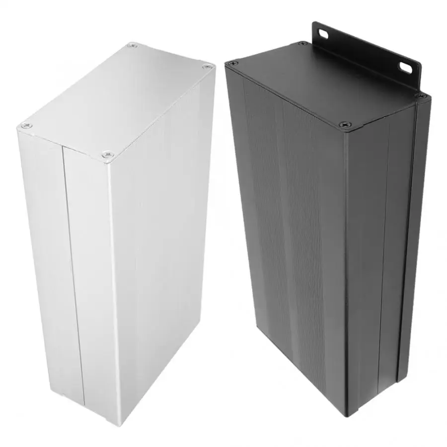 Cover Project Electronic Instrument Case Enclosure Box Aluminum DIY Housing Instrument Case 55 x106 x 200mm Sand Black/Silver
Cover Project Electronic Instrument Case Enclosure Box Aluminum DIY Housing Instrument Case 55 x106 x 200mm Sand Black/Silver