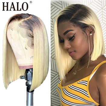 613 Ombre Blonde Short Bob Colored Cheap Transparent Lace Front Human Hair Wigs Black Women Brazilian Pre Plucked Frontal Wig
613 Ombre Blonde Short Bob Colored Cheap Transparent Lace Front Human Hair Wigs Black Women Brazilian Pre Plucked Frontal Wig