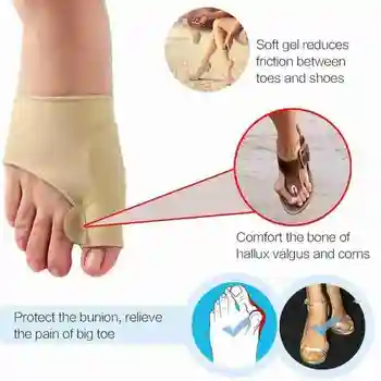 Toe Separator Hallux Valgus Bunion Corrector Orthotics Correction Pedicure Bone 2pcs/pair Adjuster Straightener Feet Thumb E0Y6
Toe Separator Hallux Valgus Bunion Corrector Orthotics Correction Pedicure Bone 2pcs/pair Adjuster Straightener Feet Thumb E0Y6