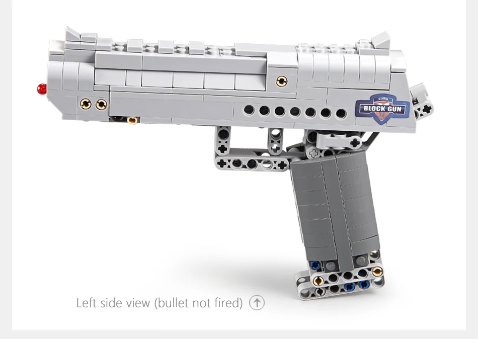 Hipac 412PCs Building Blocks Machine Gun Pistol Desert Eagle CS Go UZI Gun Model Blocks Building Technic Toys for Children Kids