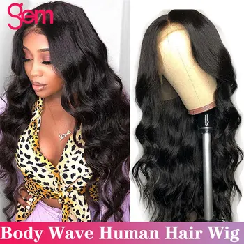 Body Wave Closure Wigs For Black Women 30 Inch Lace Front Wigs Pre Plucked GEM Brazilian Remy 13x4 Lace Frontal Human Hair Wigs
Body Wave Closure Wigs For Black Women 30 Inch Lace Front Wigs Pre Plucked GEM Brazilian Remy 13x4 Lace Frontal Human Hair Wigs