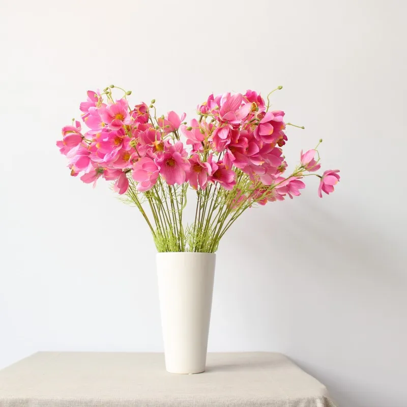 Silk Plants Artificial Flower Cosmos bipinnatus Plantas coreopsis flower gardenling Chrysanthemum home plant
Silk Plants Artificial Flower Cosmos bipinnatus Plantas coreopsis flower gardenling Chrysanthemum home plant