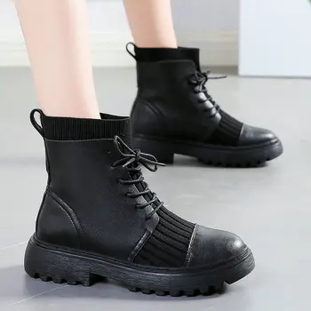 Nice New Novelty Ankle Boots Women Autumn Ins Fashion Platform Shoes Woman Flat Heels College Girls Super Cool Soft Wild Boot
Nice New Novelty Ankle Boots Women Autumn Ins Fashion Platform Shoes Woman Flat Heels College Girls Super Cool Soft Wild Boot