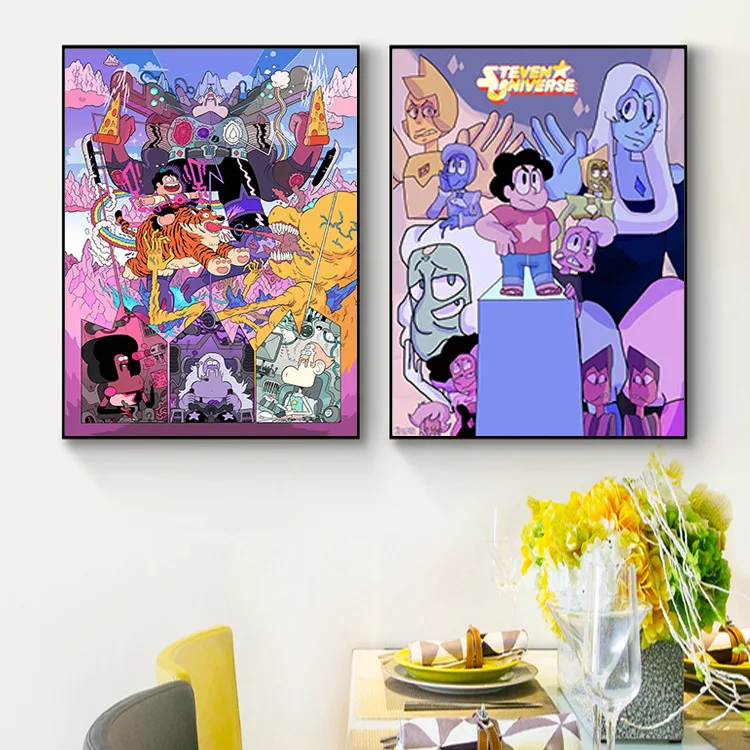 Classic Anime Comic Series Steven Universe Cartoon Movie Poster Art Silk Light Canvas Painting Picture Home Room Wall Decor
Classic Anime Comic Series Steven Universe Cartoon Movie Poster Art Silk Light Canvas Painting Picture Home Room Wall Decor