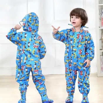 2020 Kids Hooded Raincoat Jumpsuit Waterproof Cartoon Overalls For Children's Rainwear Baby Boys Girls 2-7 Years Rain Pants
2020 Kids Hooded Raincoat Jumpsuit Waterproof Cartoon Overalls For Children's Rainwear Baby Boys Girls 2-7 Years Rain Pants