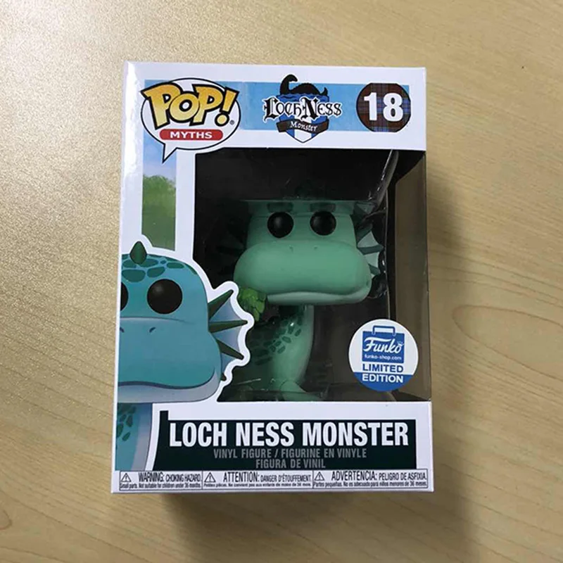 Funko POP Myths LOCH NESS MONSTER #18 action figure Limited Edition Vinyl Dolls Figure Model Toys For Children Christmas Gifts
Funko POP Myths LOCH NESS MONSTER #18 action figure Limited Edition Vinyl Dolls Figure Model Toys For Children Christmas Gifts