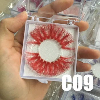 BossGirl Colored Lashes 25 MM Mink Eyelashes Long Dramatic Cosplay Wispy Fluffy for Makeup with Square Box Packaging
BossGirl Colored Lashes 25 MM Mink Eyelashes Long Dramatic Cosplay Wispy Fluffy for Makeup with Square Box Packaging