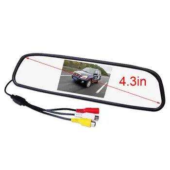 4.3" Car TFT LCD Monitor Mirror + HD LCD Reverse Two-way Input Reversing Image Rear View Backup Camera Kit
4.3" Car TFT LCD Monitor Mirror + HD LCD Reverse Two-way Input Reversing Image Rear View Backup Camera Kit