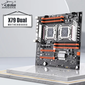JINGSHA X79 Dual CPU Motherboard LGA2011 SATA3.0 ATX 8 Channel DDR3 X79 Dual Motherboard Dual Gigabit Ethernet Up to 25
JINGSHA X79 Dual CPU Motherboard LGA2011 SATA3.0 ATX 8 Channel DDR3 X79 Dual Motherboard Dual Gigabit Ethernet Up to 25