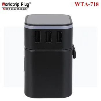 Worldtrip Plug WTA-718 3USB Multifunction Converter Multinational Converter US Plug To EU Plug Converter
Worldtrip Plug WTA-718 3USB Multifunction Converter Multinational Converter US Plug To EU Plug Converter