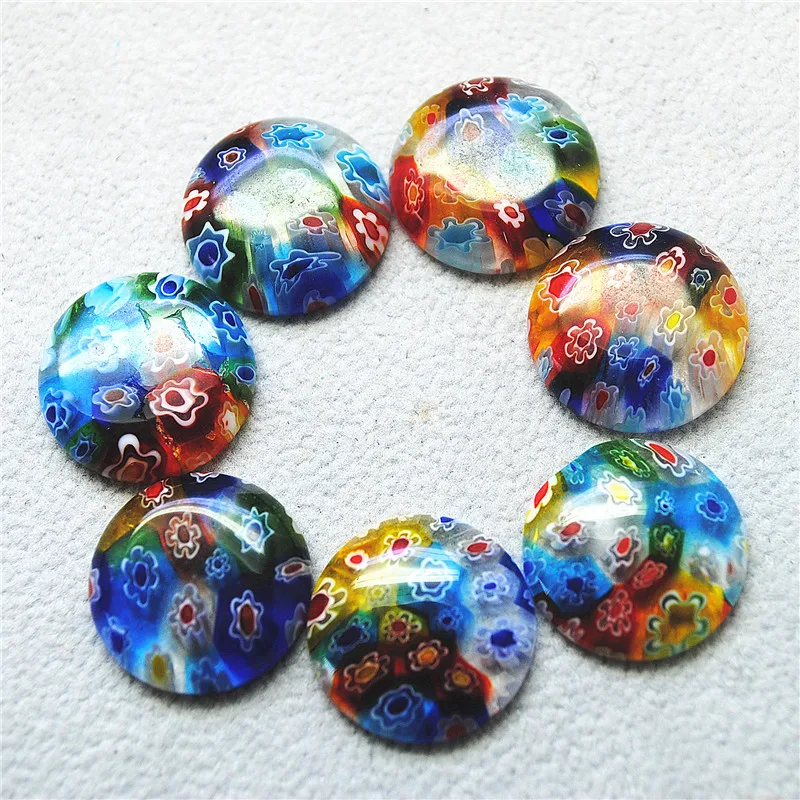 15 шт., стеклянные кабошоны из натурального стекла Millefiori, 14 мм, 20 мм, круглой формы для женщин, подвески, аксессуары для изготовления ювелирных изделий, хит продаж
15 шт., стеклянные кабошоны из натурального стекла Millefiori, 14 мм, 20 мм, круглой формы для женщин, подвески, аксессуары для изготовления ювелирных изделий, хит продаж