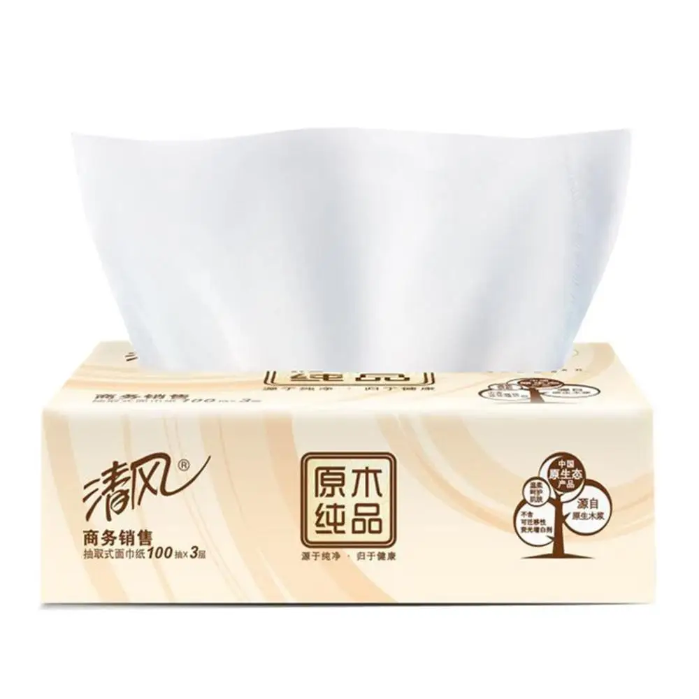 Primary wood pulp pumping paper 100 pumping 3 layers tissue paper toilet paper pumping napkin paper 4 Pieces
Primary wood pulp pumping paper 100 pumping 3 layers tissue paper toilet paper pumping napkin paper 4 Pieces