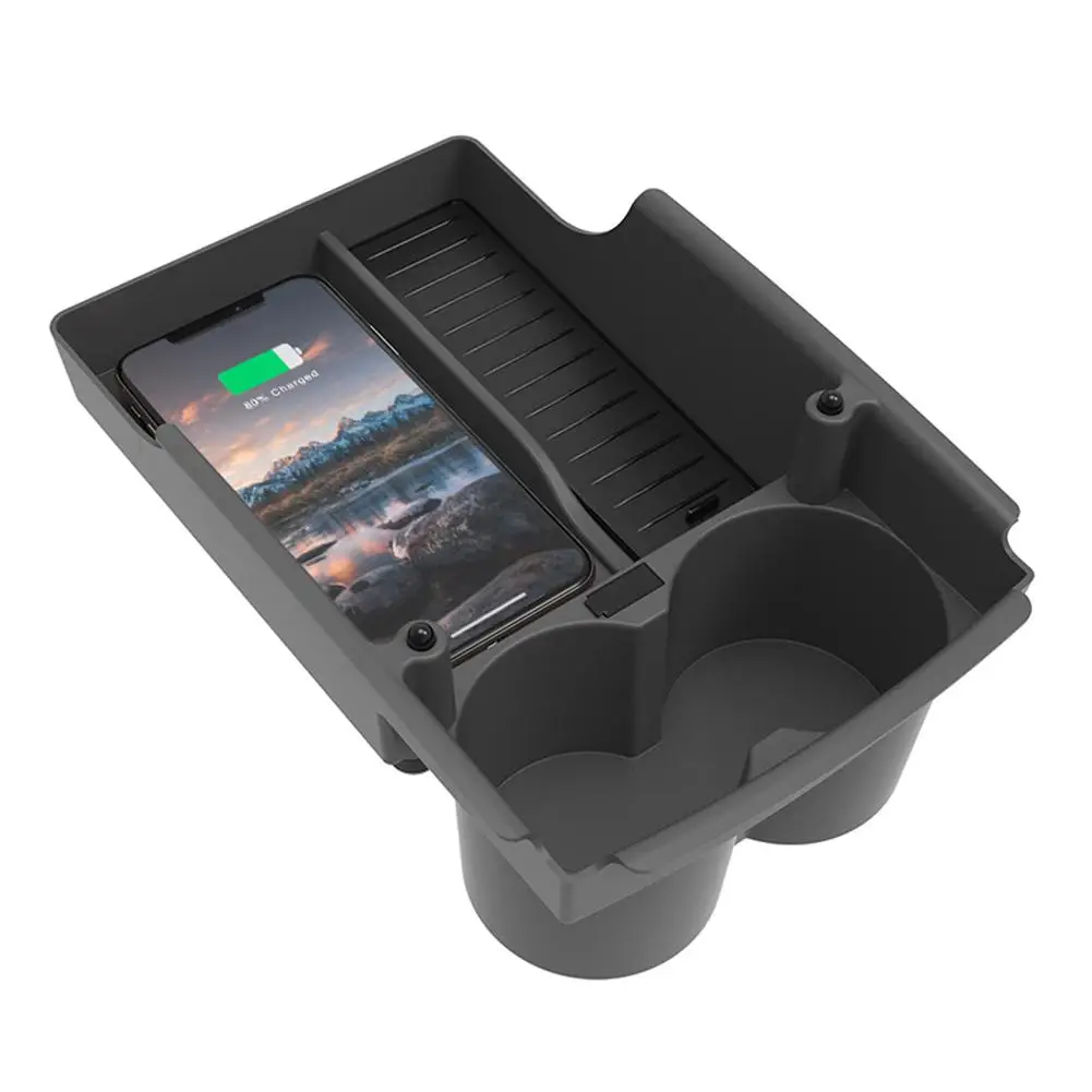 For Tesla Model SX Mobile Wireless Charging Pad Dock Center Console Storage Box With Cup Holder Charger
For Tesla Model SX Mobile Wireless Charging Pad Dock Center Console Storage Box With Cup Holder Charger
