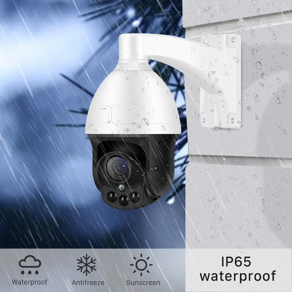 Outdoor Waterproof 4X Auto Zoom1080P IP Camera Speed Dome CCTV Camera 2MP PTZ Camera
Outdoor Waterproof 4X Auto Zoom1080P IP Camera Speed Dome CCTV Camera 2MP PTZ Camera