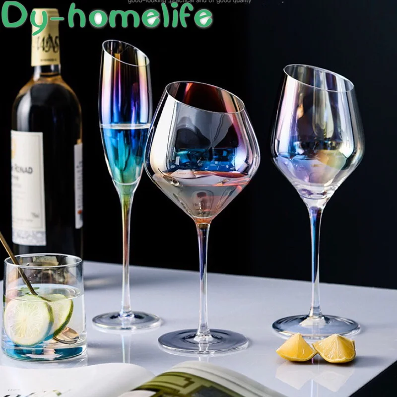 Nordic Creative Tall Diagonal Rainbow Crystal Glass Bar Home Colorful Wine Whiskey Vodka Champagne Glass Drinking Glass Cup
Nordic Creative Tall Diagonal Rainbow Crystal Glass Bar Home Colorful Wine Whiskey Vodka Champagne Glass Drinking Glass Cup