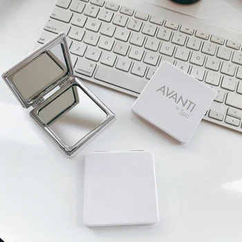 50x Personalized Makeup Mirror White PU Leather Square Compact Mirror Customized Logo Promotional Gift Advertising Purse Mirrors
50x Personalized Makeup Mirror White PU Leather Square Compact Mirror Customized Logo Promotional Gift Advertising Purse Mirrors