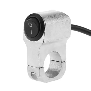 Aluminum Alloy 2-Wire 7/8in Motorcycle Handlebar Headlight On/Off Switch with LED Light Waterproof Motorcycle Accessory
Aluminum Alloy 2-Wire 7/8in Motorcycle Handlebar Headlight On/Off Switch with LED Light Waterproof Motorcycle Accessory