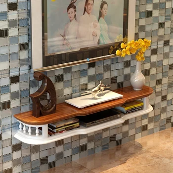 Creative decorative wall hanging TV cabinet wall shelf small apartment living room TV cabinet bedroom set-top box rack
Creative decorative wall hanging TV cabinet wall shelf small apartment living room TV cabinet bedroom set-top box rack