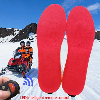 Winter Warm Electric Heating Insoles with Wireless Remote Control Skiing Shoe Pads Thermal Heated Insoles for Outdoor Camping
Winter Warm Electric Heating Insoles with Wireless Remote Control Skiing Shoe Pads Thermal Heated Insoles for Outdoor Camping