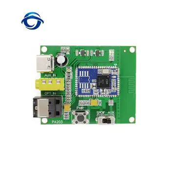 PA203 Bluetooth 5.0 audio transmitting module CSR8675 optical fiber aptx HD transmitter
PA203 Bluetooth 5.0 audio transmitting module CSR8675 optical fiber aptx HD transmitter