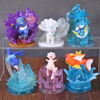 Anime Cartoon Monsters Gallery Mew Vulpix Popplio Groagunk Magikarp Vaoreon PVC Collectible Model Toy 6Pcs/Set
Anime Cartoon Monsters Gallery Mew Vulpix Popplio Groagunk Magikarp Vaoreon PVC Collectible Model Toy 6Pcs/Set