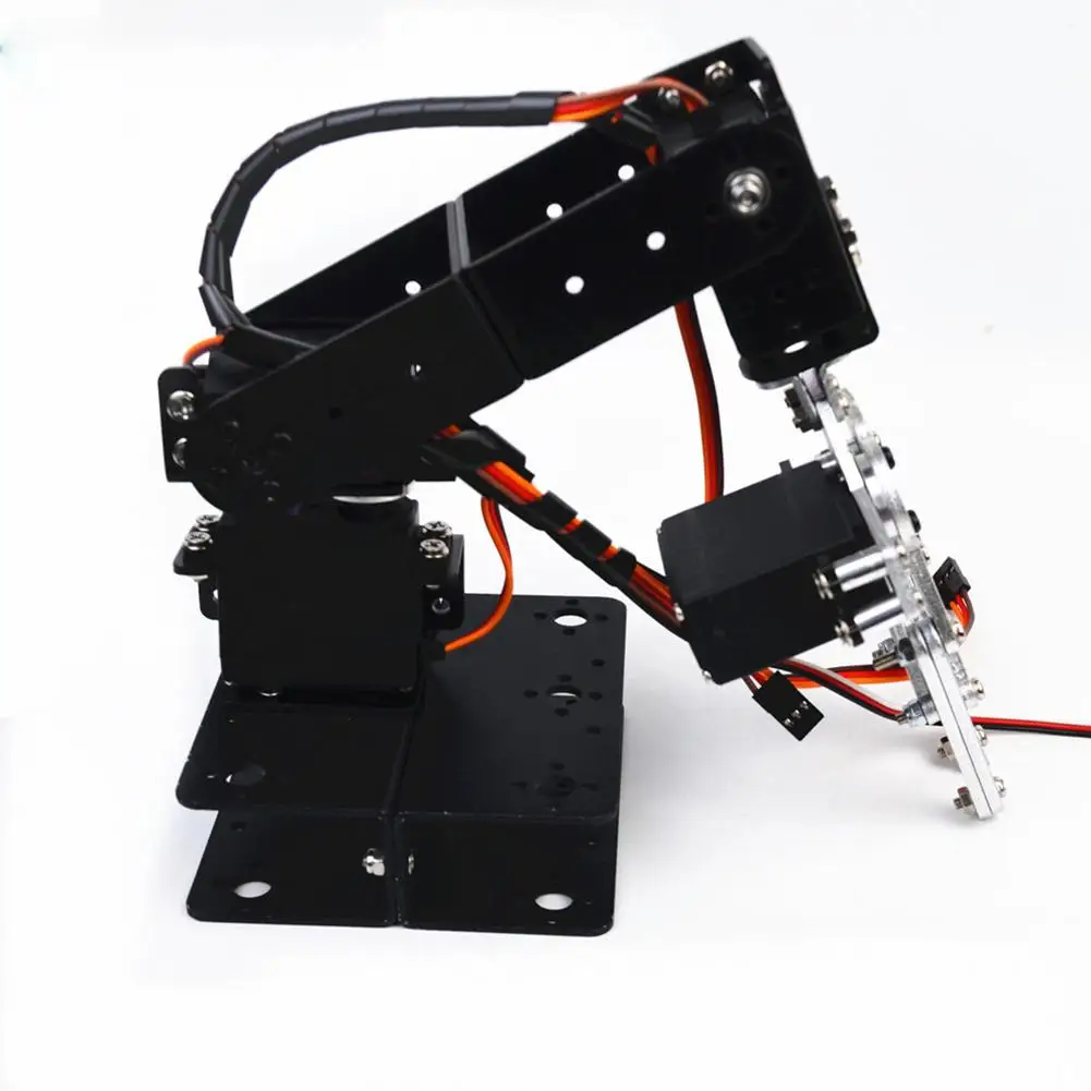 None Aluminium Alloy Arduino 4 Degree of Freedom Mechanical Arm DIY Robot Accessories with Steering Gear
None Aluminium Alloy Arduino 4 Degree of Freedom Mechanical Arm DIY Robot Accessories with Steering Gear