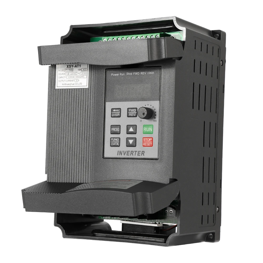 Universal VFD Frequency Speed Controller 2.2KW 12A 220V AC Motor Drive Single-Phase In Three-Phase Out Variable Inverter
Universal VFD Frequency Speed Controller 2.2KW 12A 220V AC Motor Drive Single-Phase In Three-Phase Out Variable Inverter