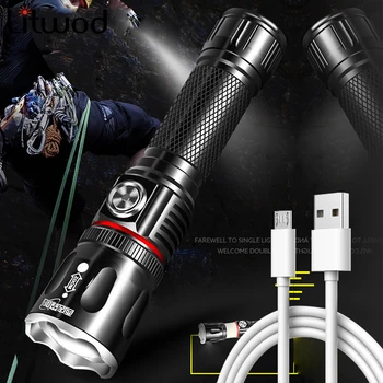 1809COB Super Powerful LED Flashlight XM-L2 U3 Tactical Torch Lamp Ultra Bright Lantern USB Rechargeable Linterna Waterproof
1809COB Super Powerful LED Flashlight XM-L2 U3 Tactical Torch Lamp Ultra Bright Lantern USB Rechargeable Linterna Waterproof
